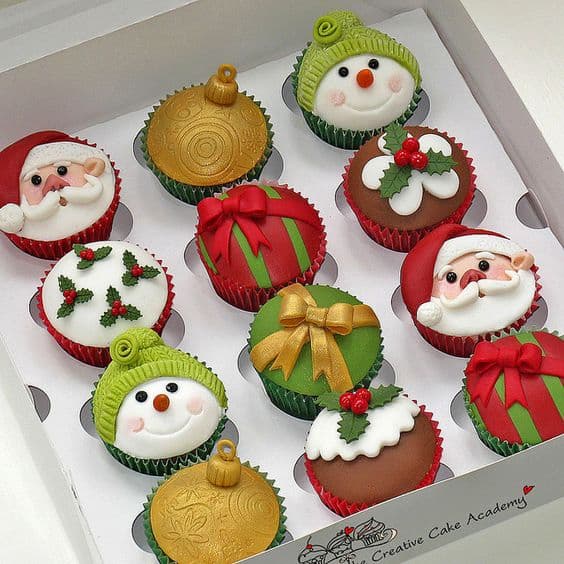 comprar Cupcakes Navidad